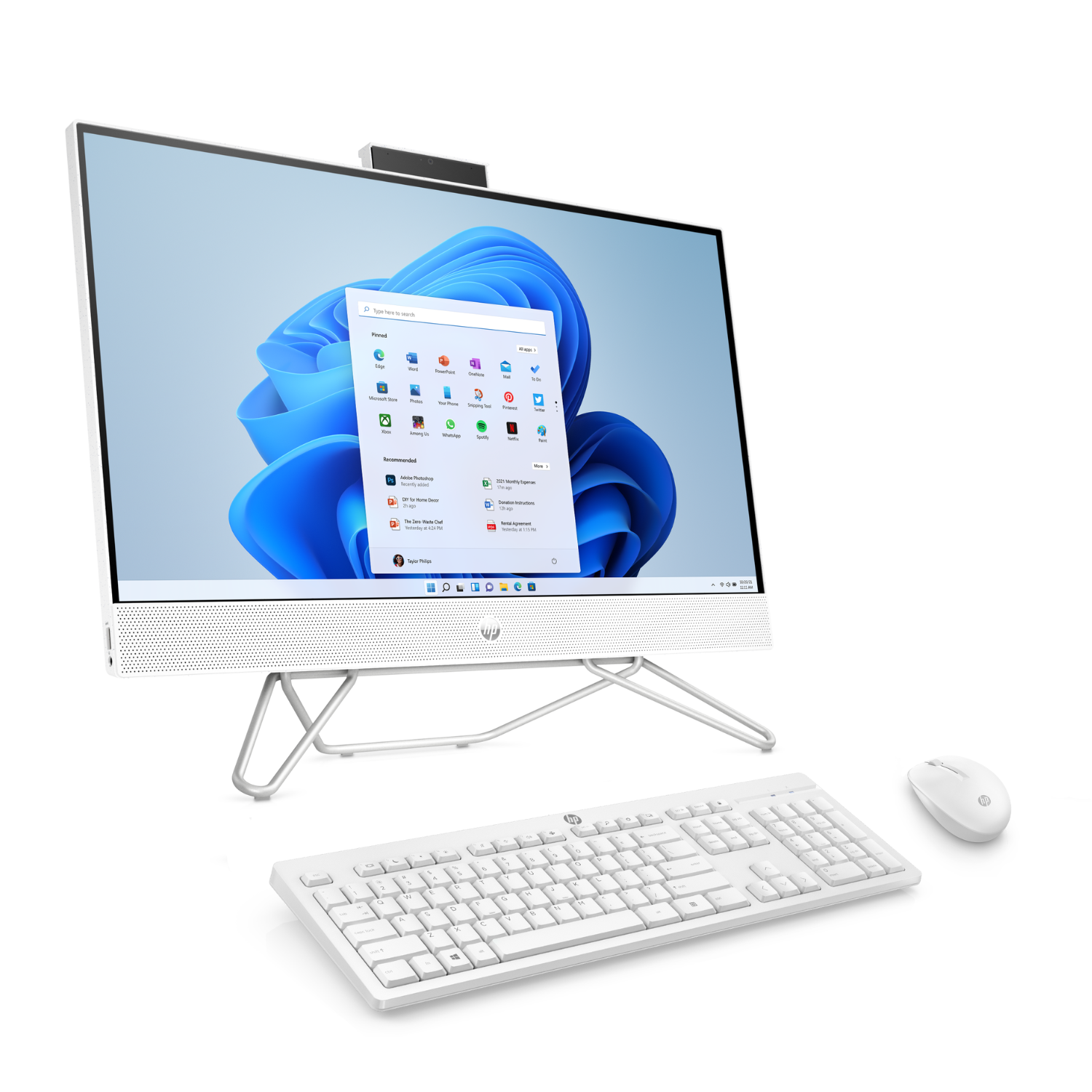 All In One HP 22-dd0020la Ryzen3 3250U 8GB, SSD 256GB, 1TB HDD, 21.5", Windows 11 (7WS35AA)