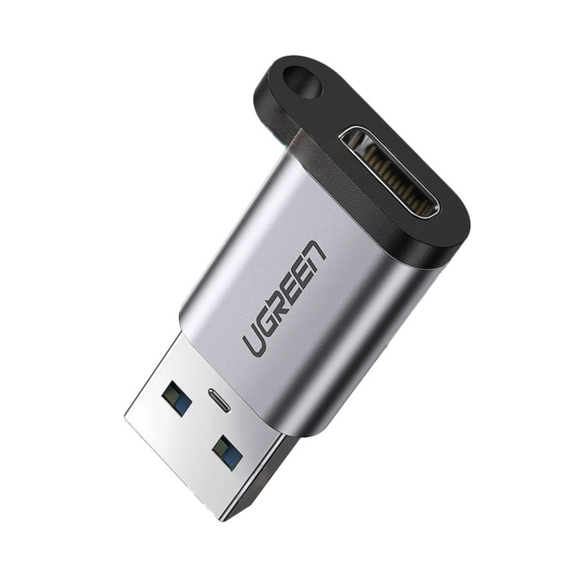 Adaptador UGREEN USB-C (hembra) a USB 3.0 (macho) 5Gbps Plateado (US276 - 50533)