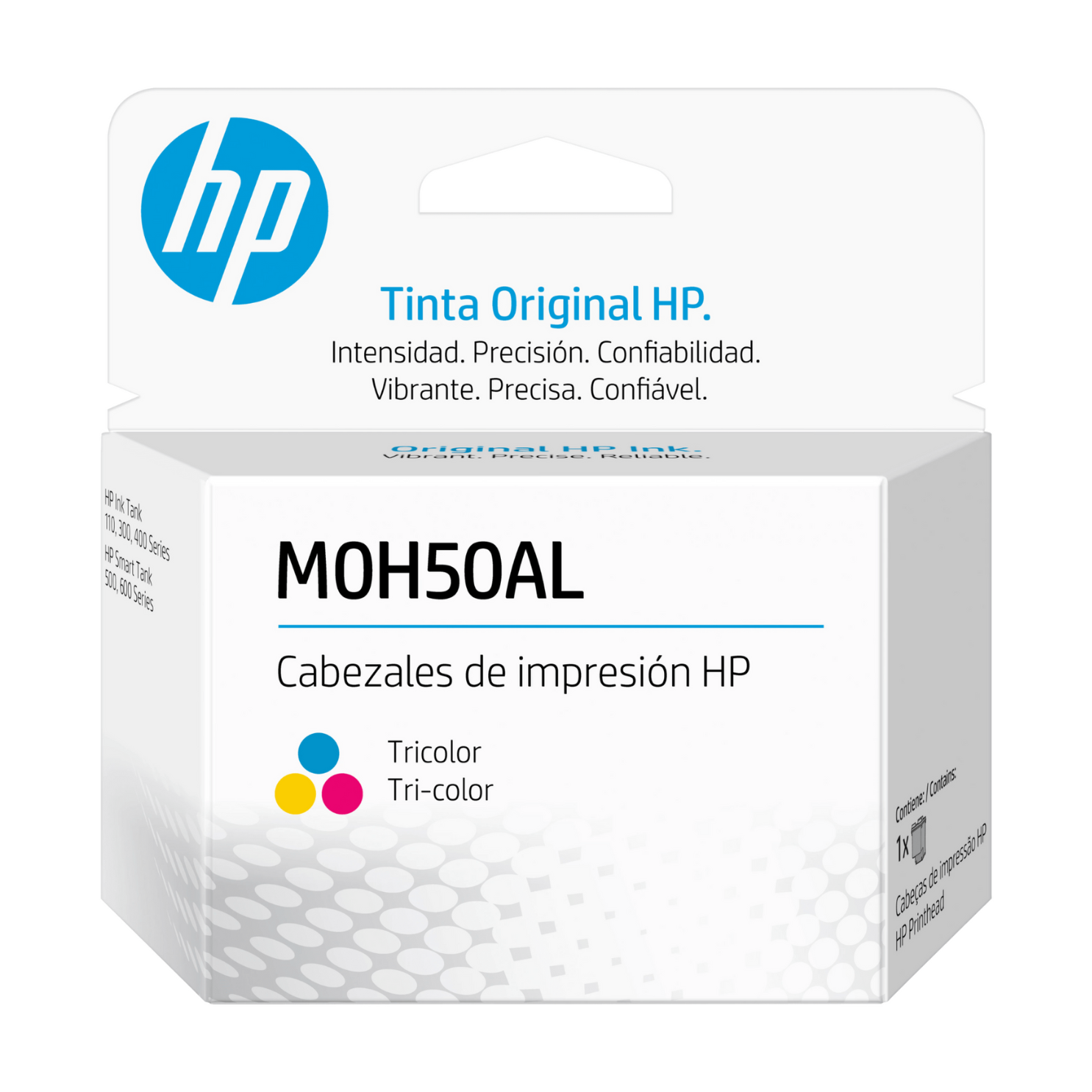 Cabezal HP Tricolor M0H50AA para Impresora Ink Tank 415, 315, Smar Tank 515, 530, 650, GT-5820