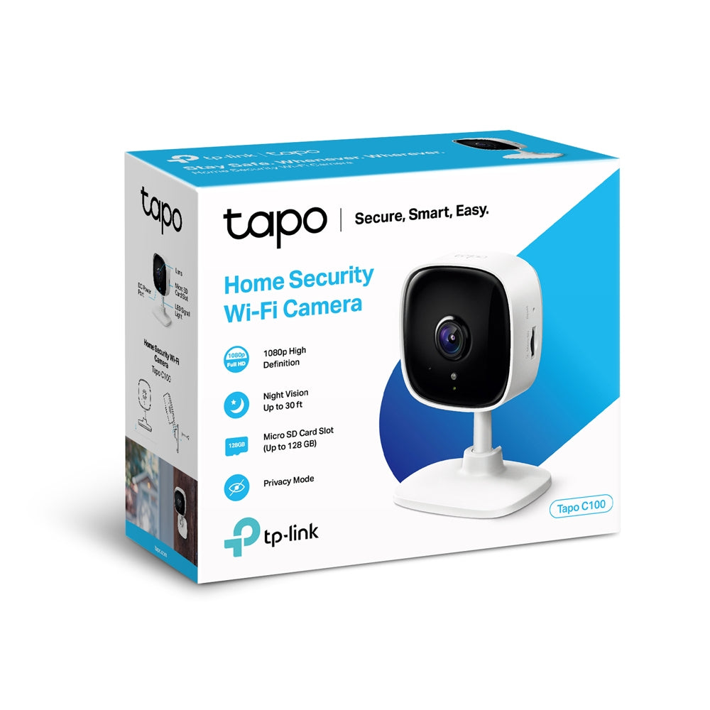 Camara de Seguridad Inteligente TP-Link Tapo C100 Wi-Fi Interior FHD