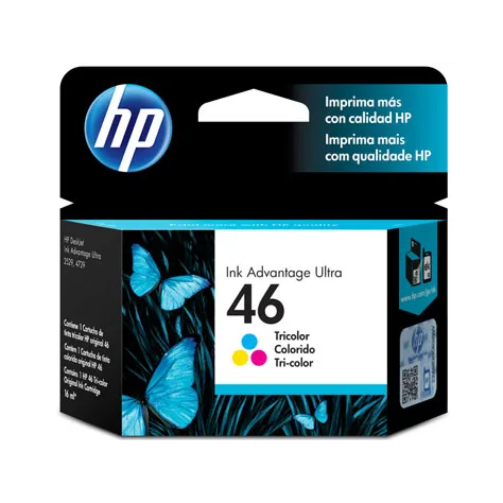 Cartucho de tinta HP 46 Tricolor Original (CZ638AL)