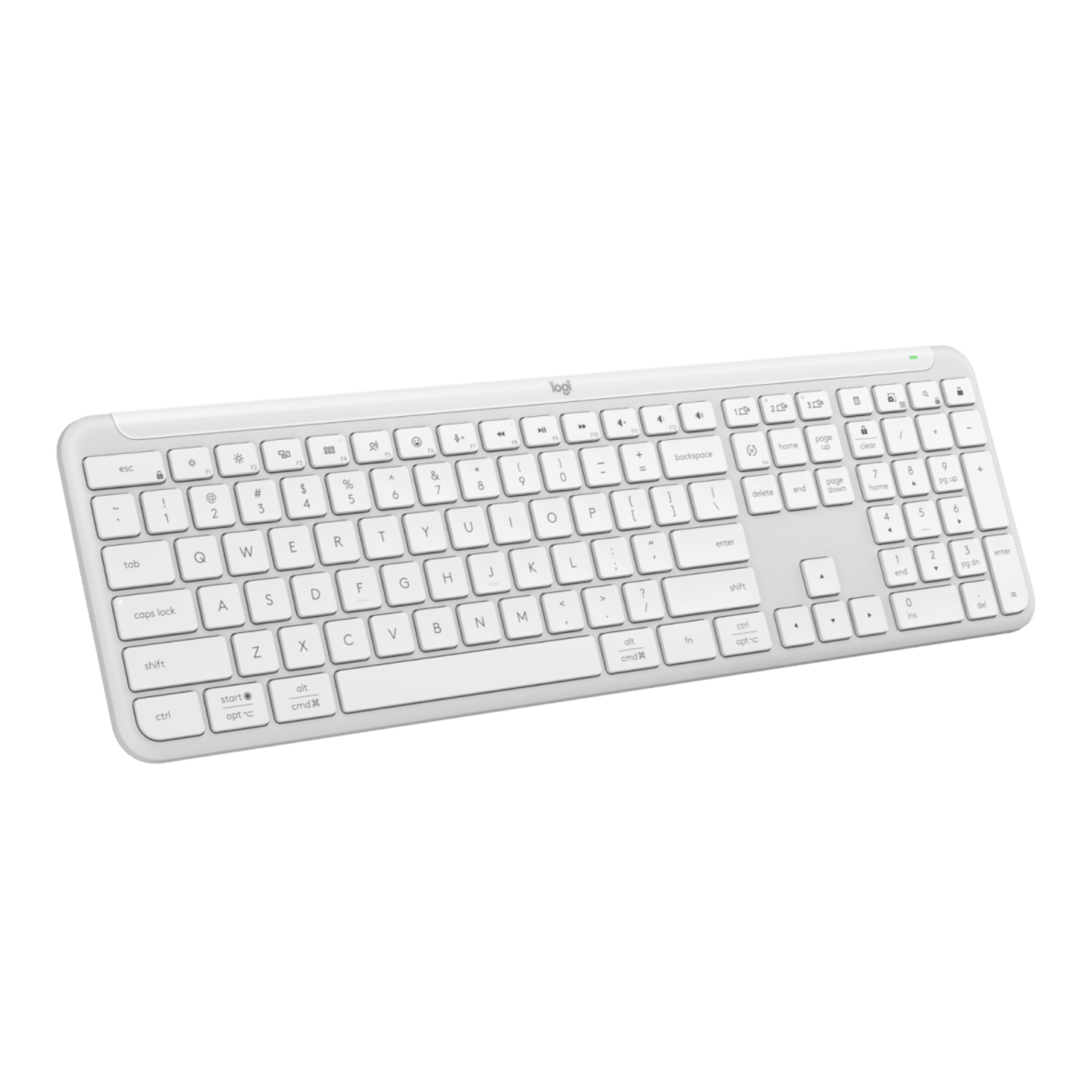 Teclado Bluetooth Logitech Slim K930 Blanco en Español (920-012593)