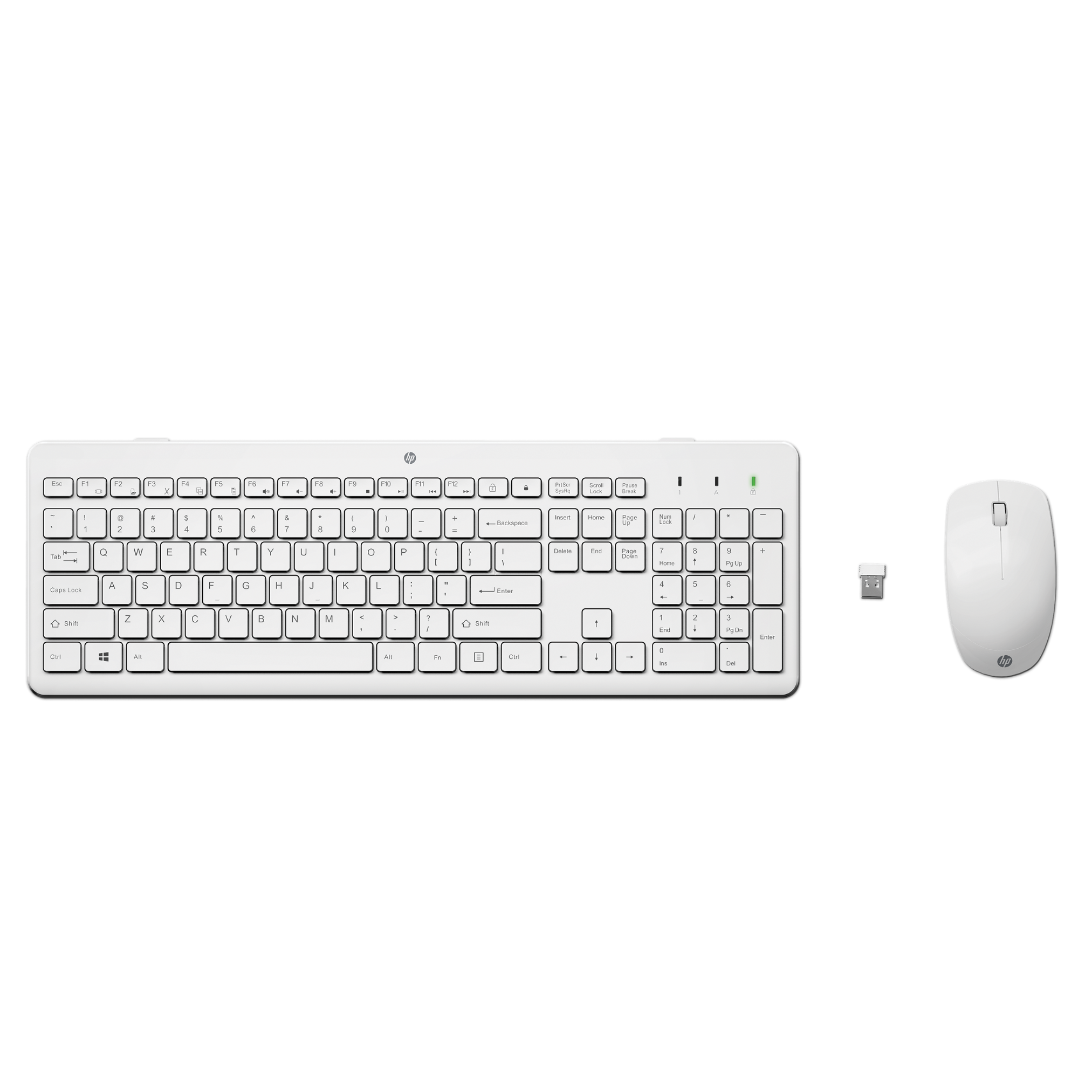 Teclado y Mouse Inalámbrico HP 230 Blanco en Español (3L1F0AA)