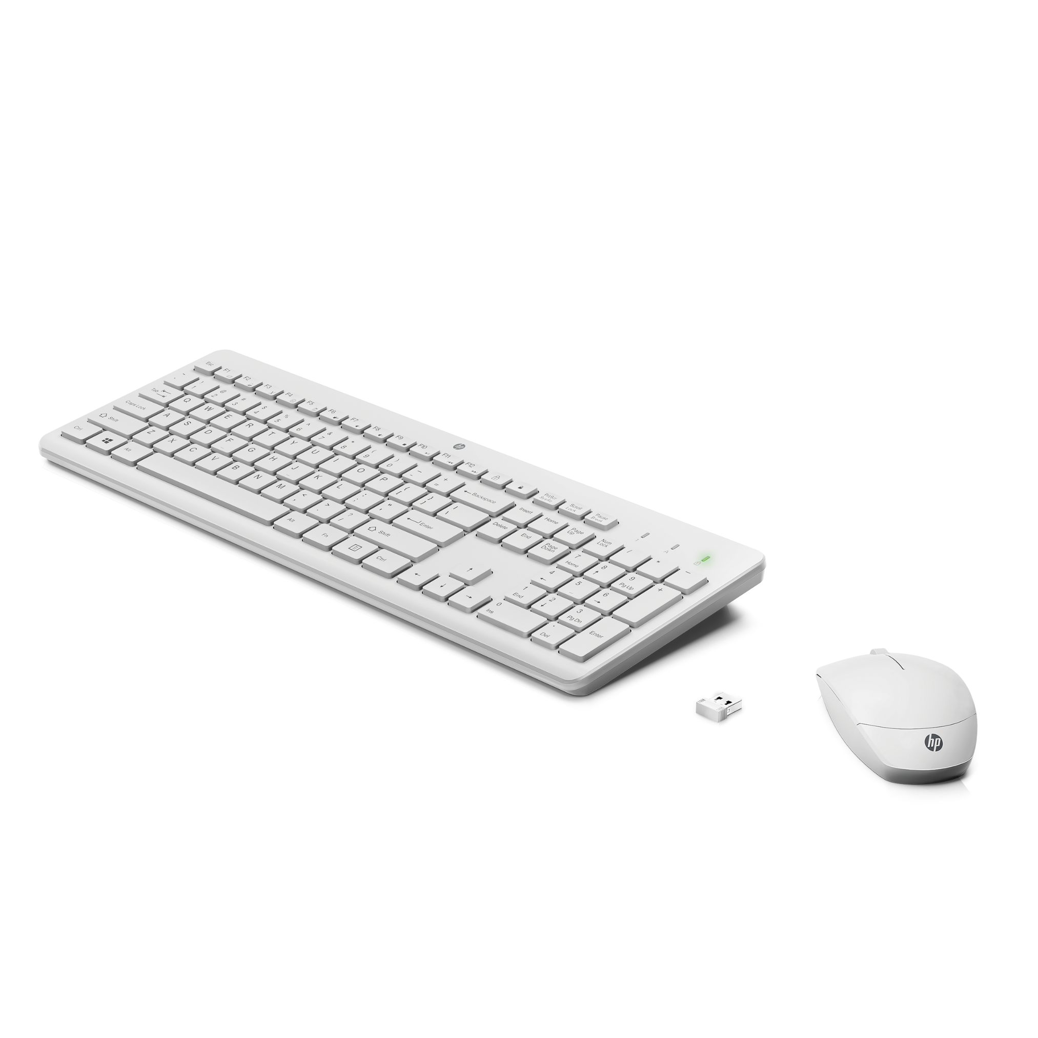 Teclado y Mouse Inalámbrico HP 230 Blanco en Español (3L1F0AA)