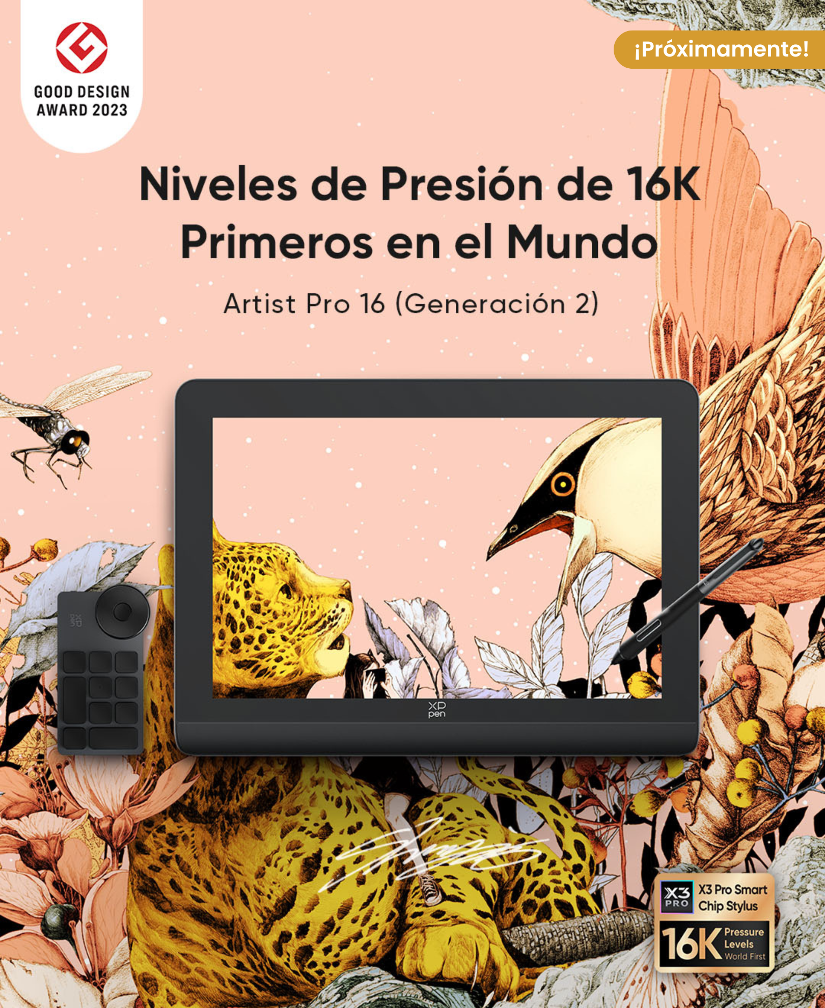 XP-Pen Artist Pro 16 2da Generación