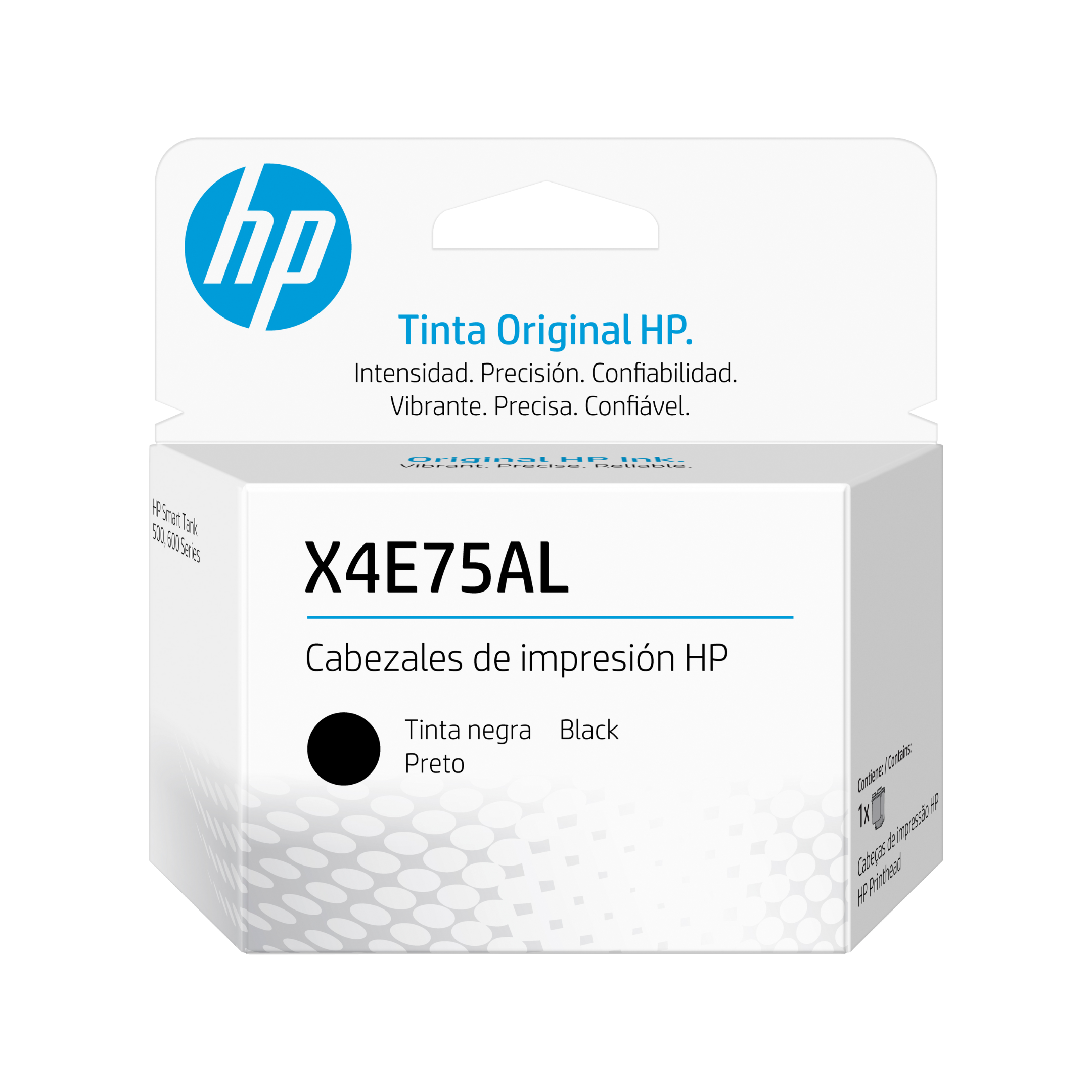 Cabezal de impresión HP Negro X4E75AA Smart Tank 510, 515, 530, 580, 615, 650