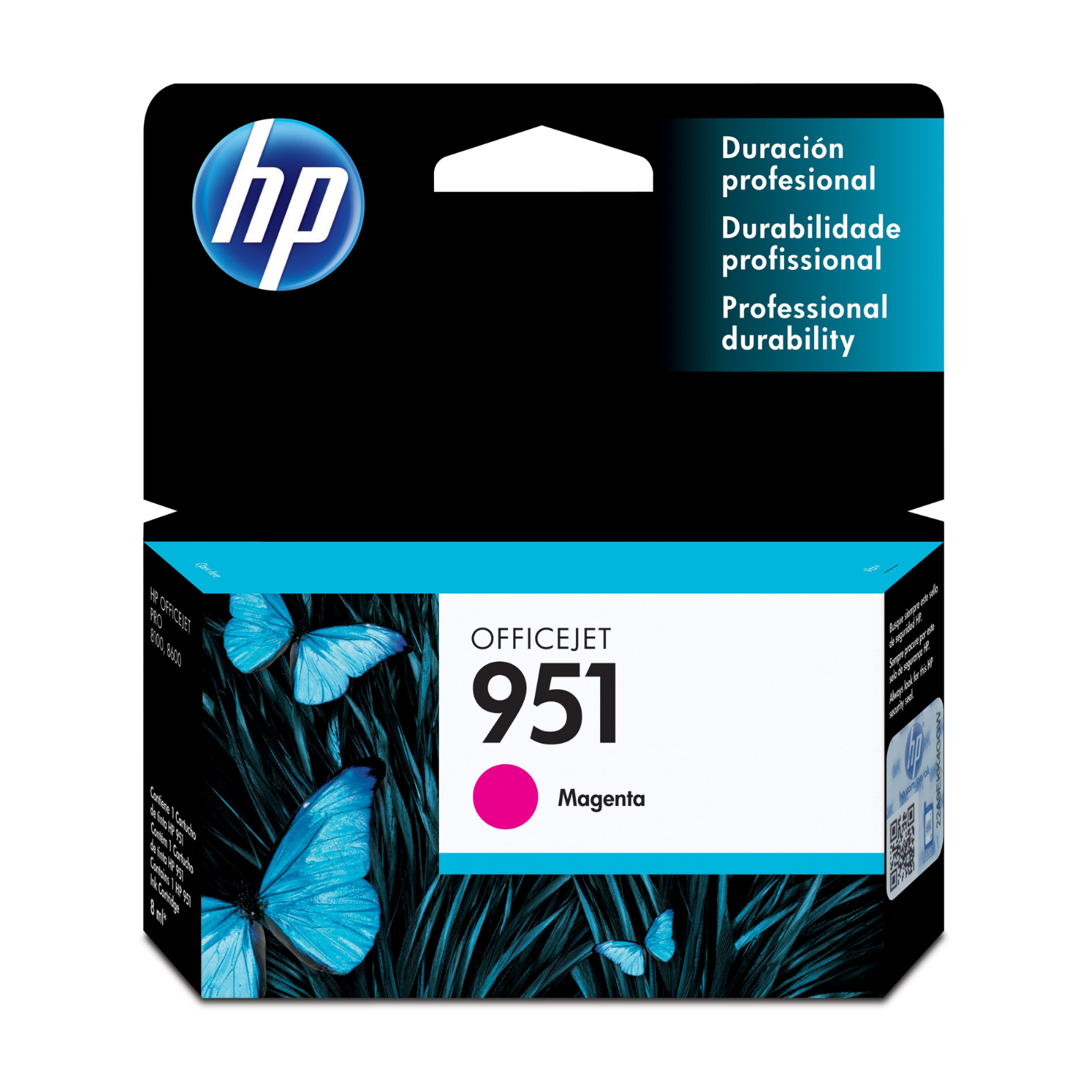 Cartucho de tinta HP 951 Magenta (CN051AL) OfficeJet 8100, 8600, 700 Pag.