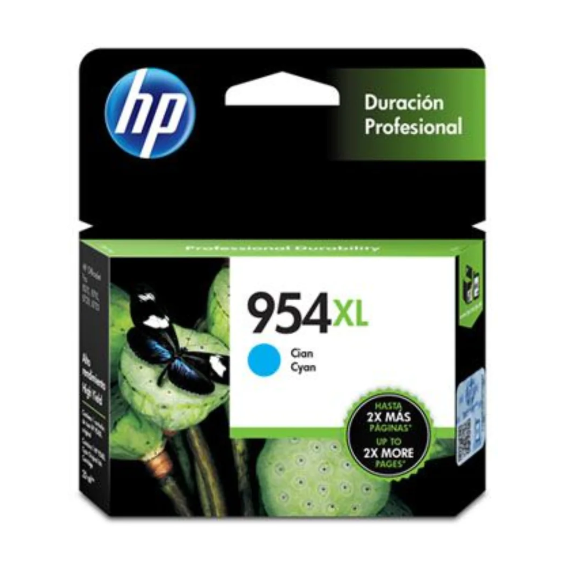 Cartucho de tinta HP 954XL Cian Original (L0S62AL) OfficeJet 7740, 8710, 1600 Pag.