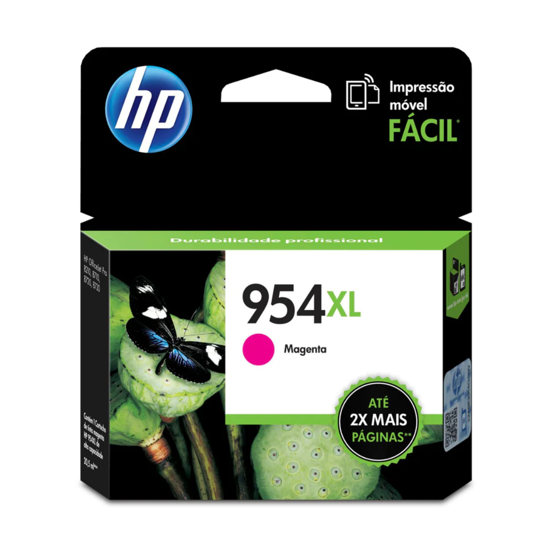Cartucho de tinta HP 954XL Magenta Original (L0S65AL) OfficeJet 7740, 8710, 1600 Pag.