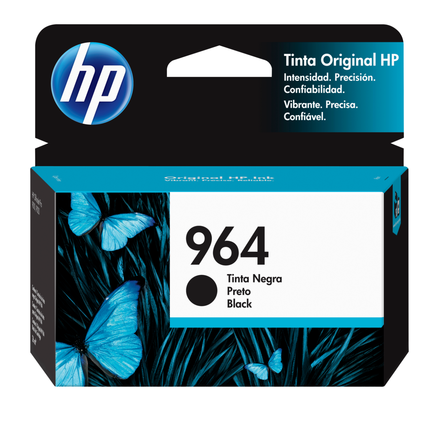 Cartucho de tinta HP 964 Negro (3JA53AL) OfficeJet 9010, 9020, 700 Pag.