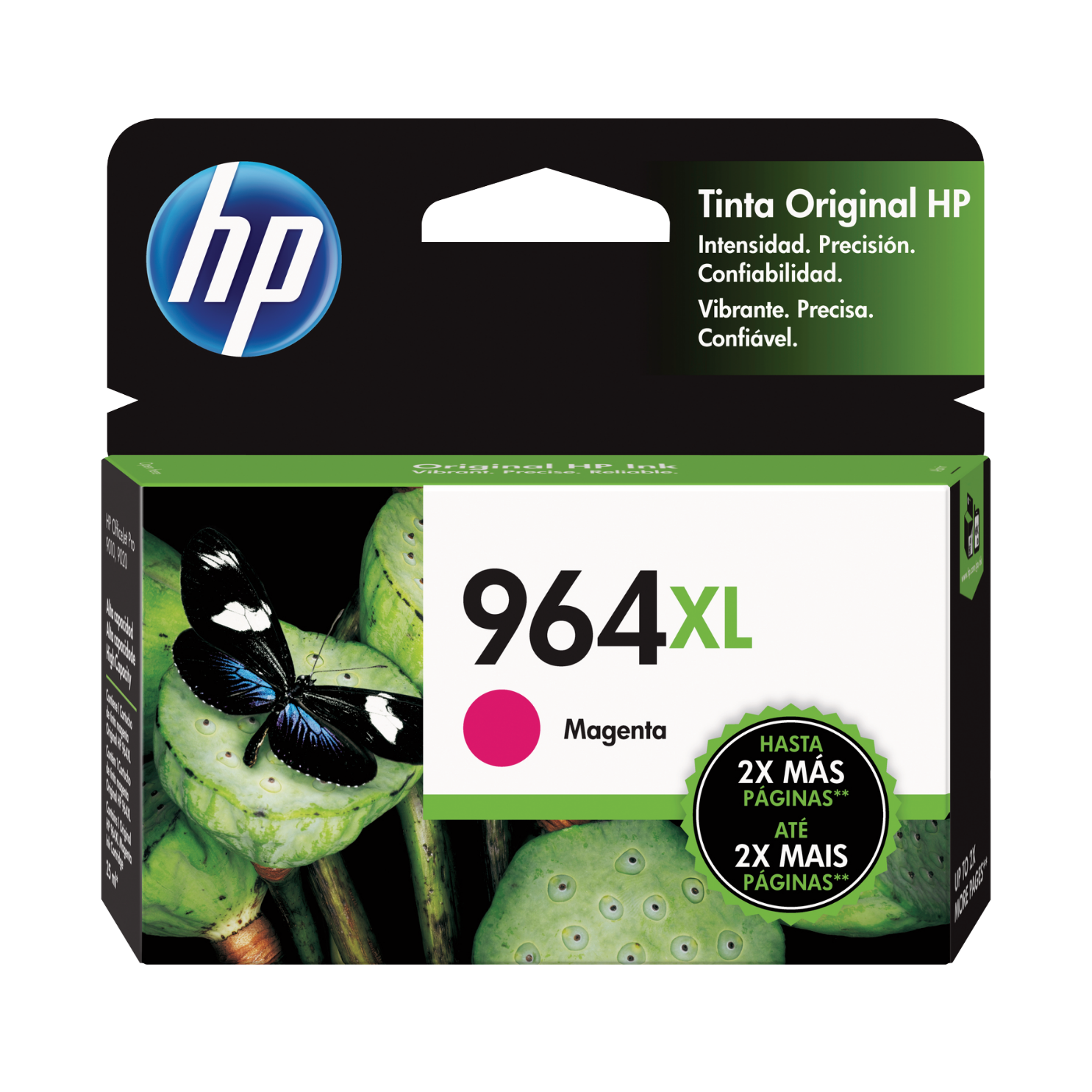 Cartucho de tinta HP 964XL Magenta Original (3JA55AL) OfficeJet 9010, 9020, 1600 Pag.
