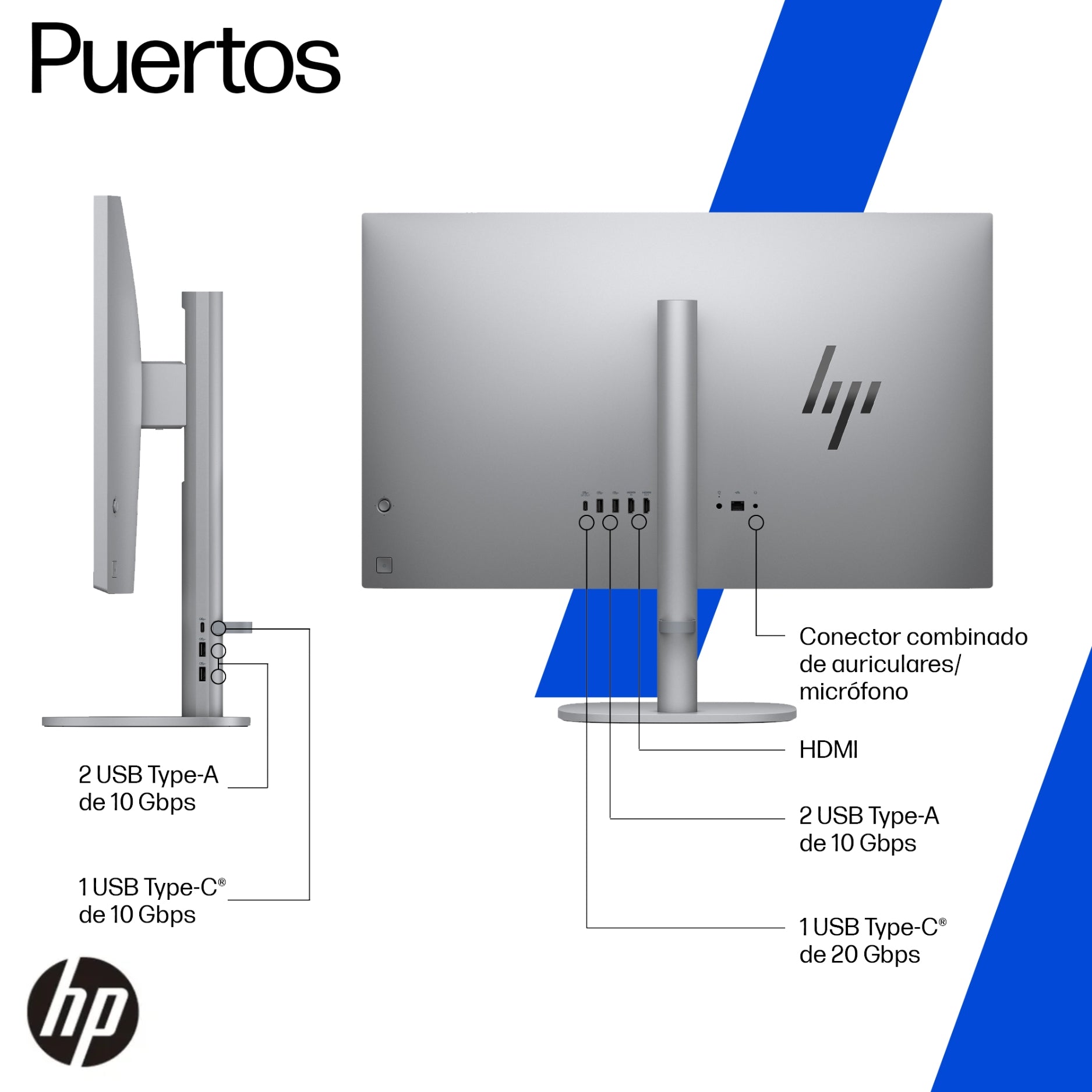 PC All in One HP OmniStudio X 32-c1271la Core Ultra 7, 32GB RAM, 1TB SSD, Pantalla 31.5" 4K UHD, Windows 11 (BM6P2LA)