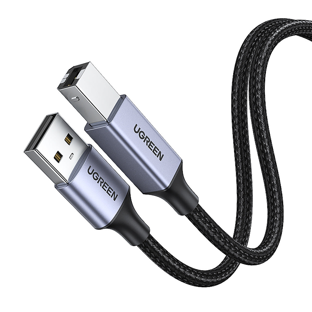 Cable de impresora USB Ugreen US369 de USB-B a USB-A 3 metros (80804)