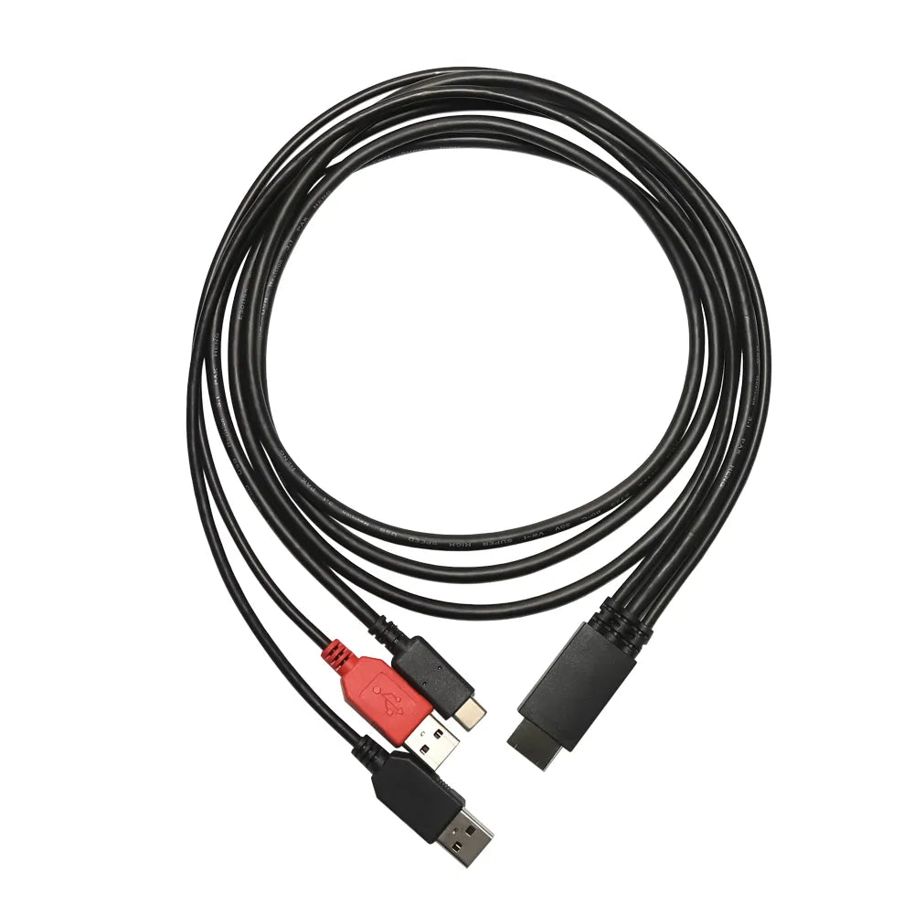 Cable XP-Pen SPE40 3 en 1 (HDMI a USB-C y 2x USB) para Pantalla Gráfica Artist 12 Pro, Artist 13 Pro, Artist 15.6 Pro