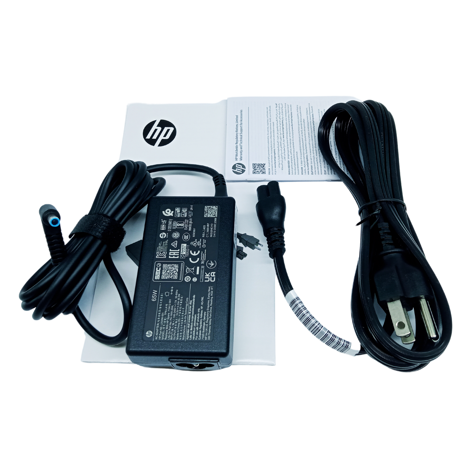 Cargador HP 65W Original Punta Azul 19.5V 3.33A AC Smart (H6Y89AA)
