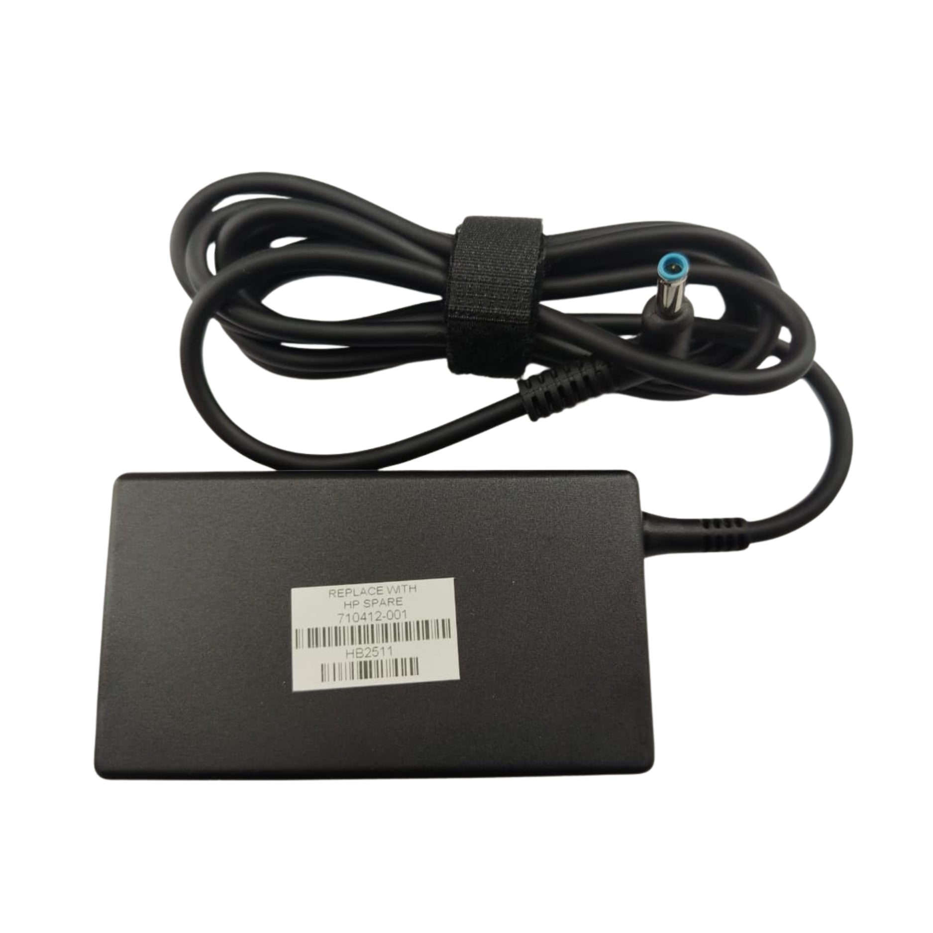 Cargador de laptop HP 65W Original Punta Azul 710412-001 vista posterior
