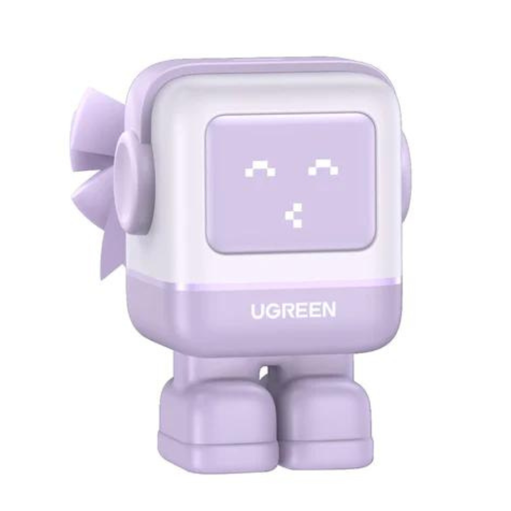 Cargador USB-C 30W Ugreen de Carga Rápida Robot GaN Púrpura (25036)