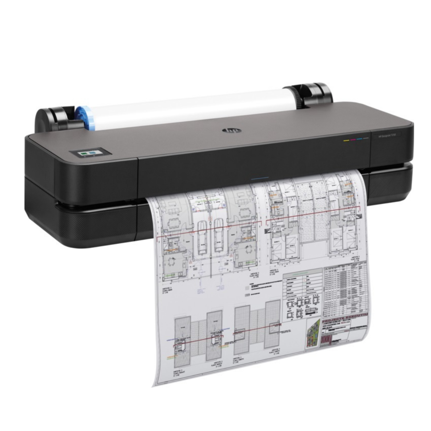 Impresora Plotter HP DesignJet T250 A1 Color de 24" Pulgadas y Wi-Fi, USB (5HB06A)