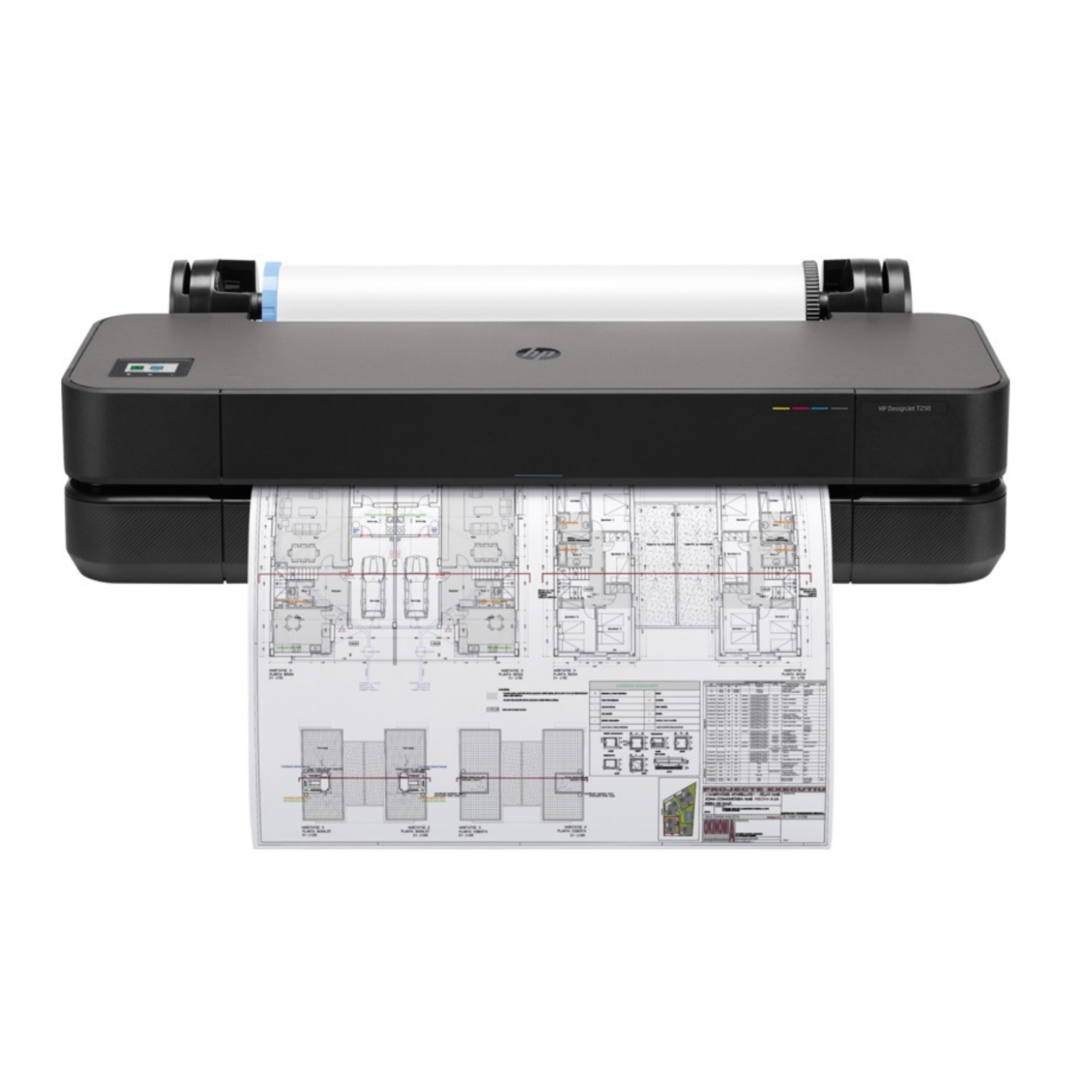 Impresora Plotter HP DesignJet T250 A1 Color de 24" Pulgadas y Wi-Fi, USB (5HB06A)