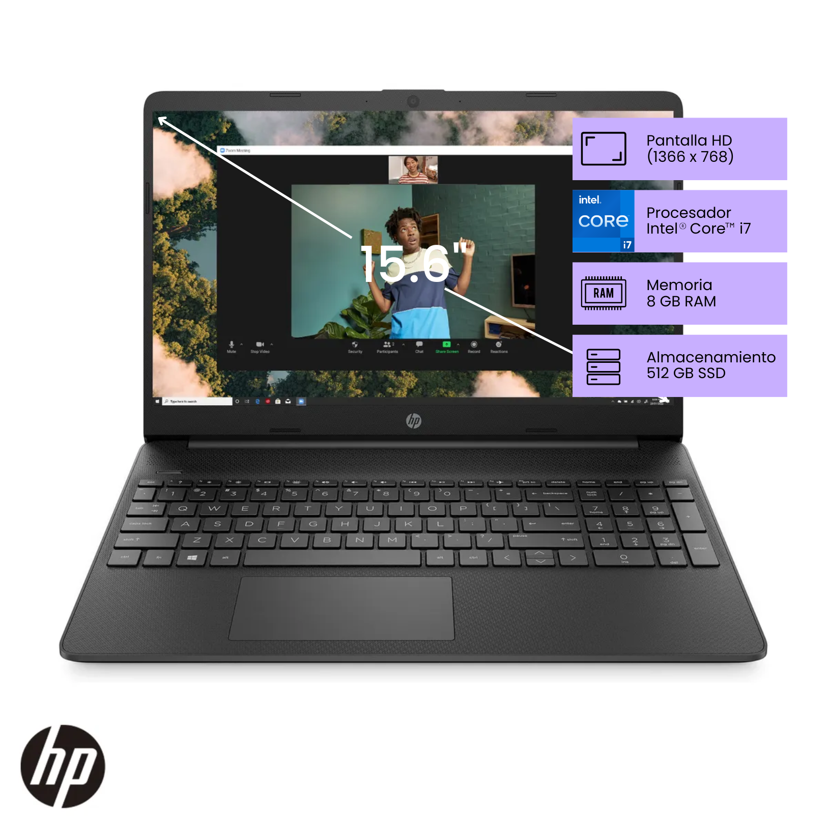 Laptop HP 15-fd0005la Intel Core i7 (802N7LA)