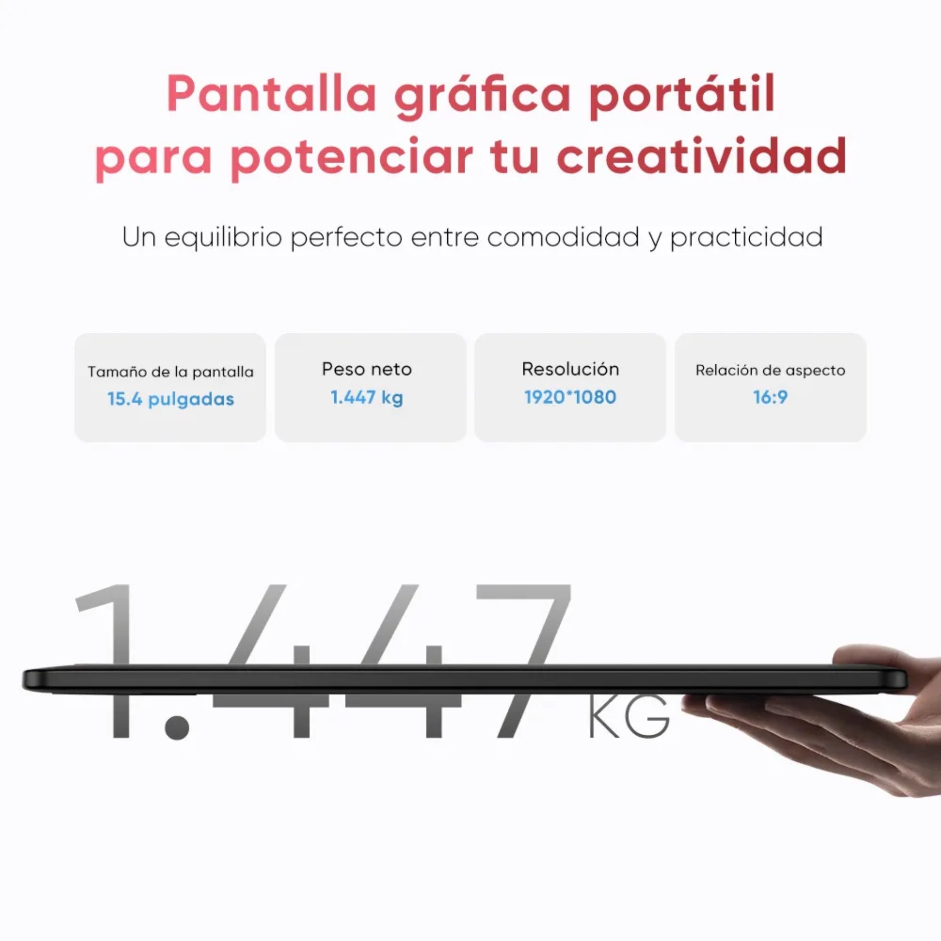Pantalla Gráfica XP-PEN Artist 15.6 Pro V2, Full HD, Chip X3 Pro, 16384 Niveles de Presión (MD160FH)
