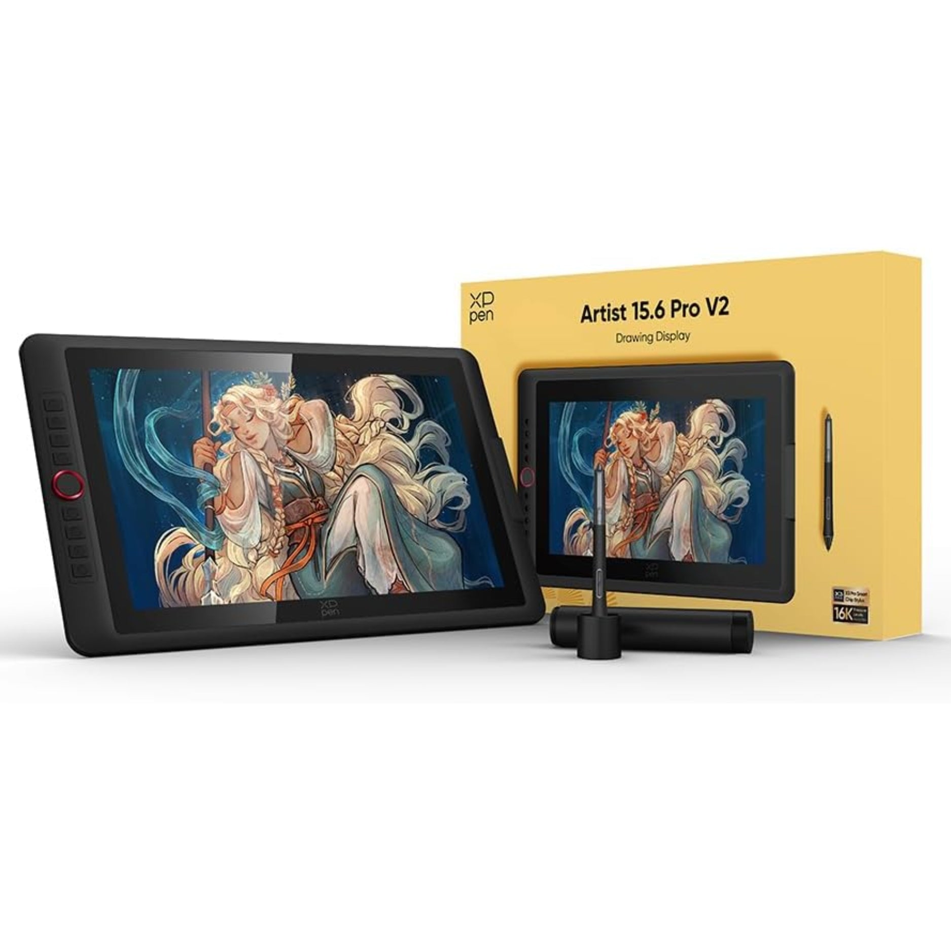Pantalla Gráfica XP-PEN Artist 15.6 Pro V2, Full HD, Chip X3 Pro, 16384 Niveles de Presión (MD160FH)