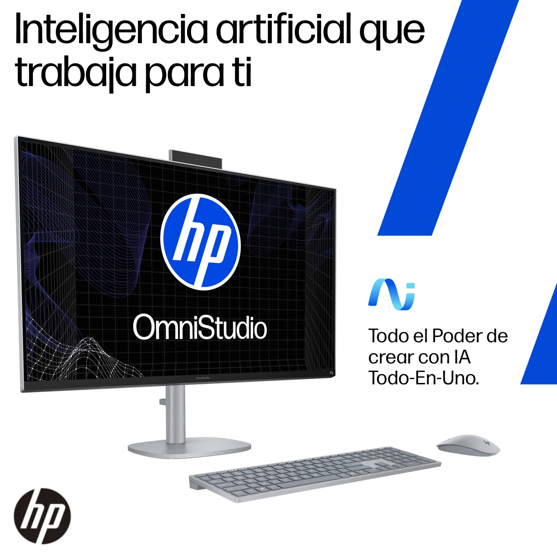 PC All in One HP OmniStudio X 32-c1271la Core Ultra 7, 32GB RAM, 1TB SSD, Pantalla 31.5" 4K UHD, Windows 11 (BM6P2LA)