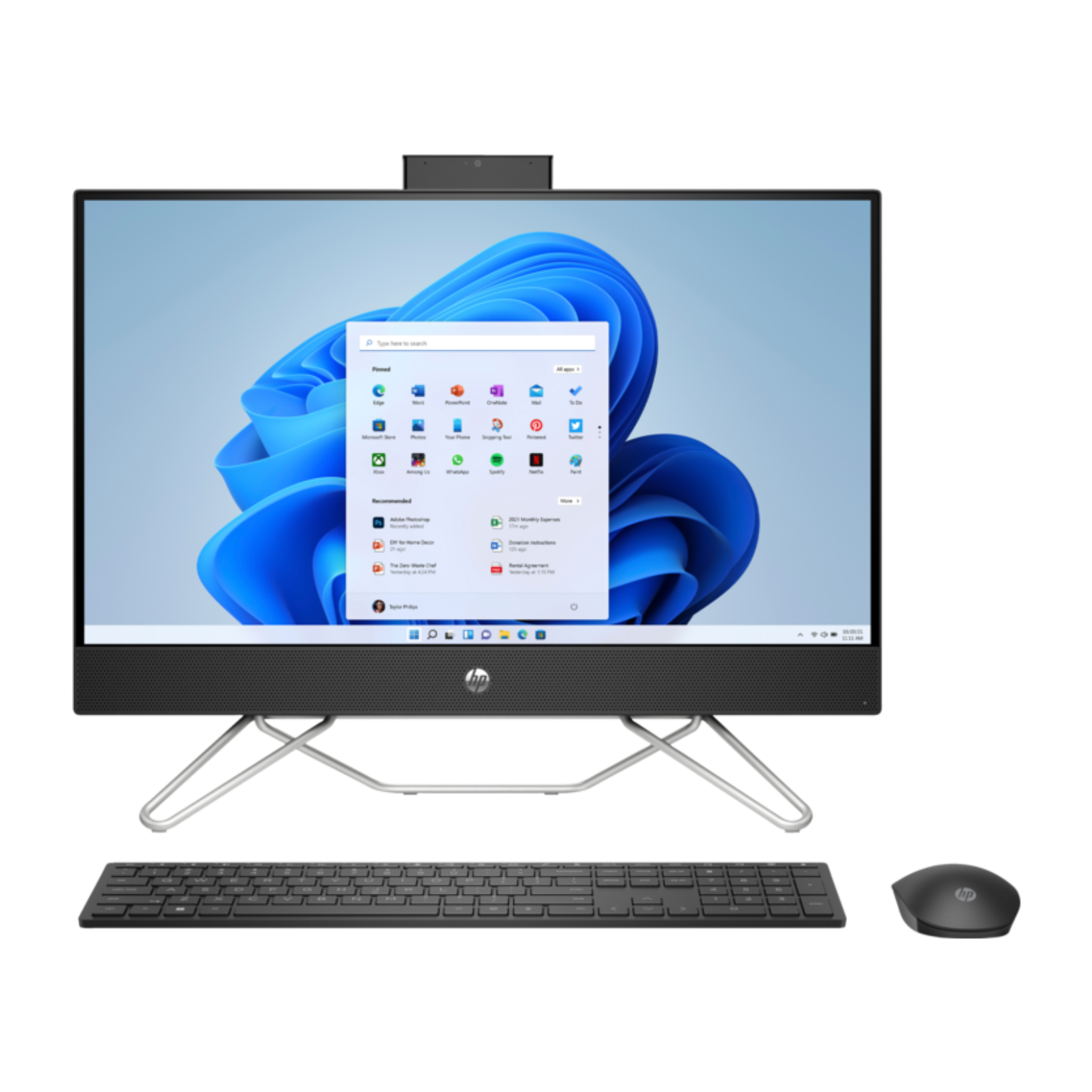 PC HP Todo en Uno 24-cb1023la Core i3-1215U 8GB RAM, SSD 512GB, 23.8" FHD, Windows 11 (A47BYLA)