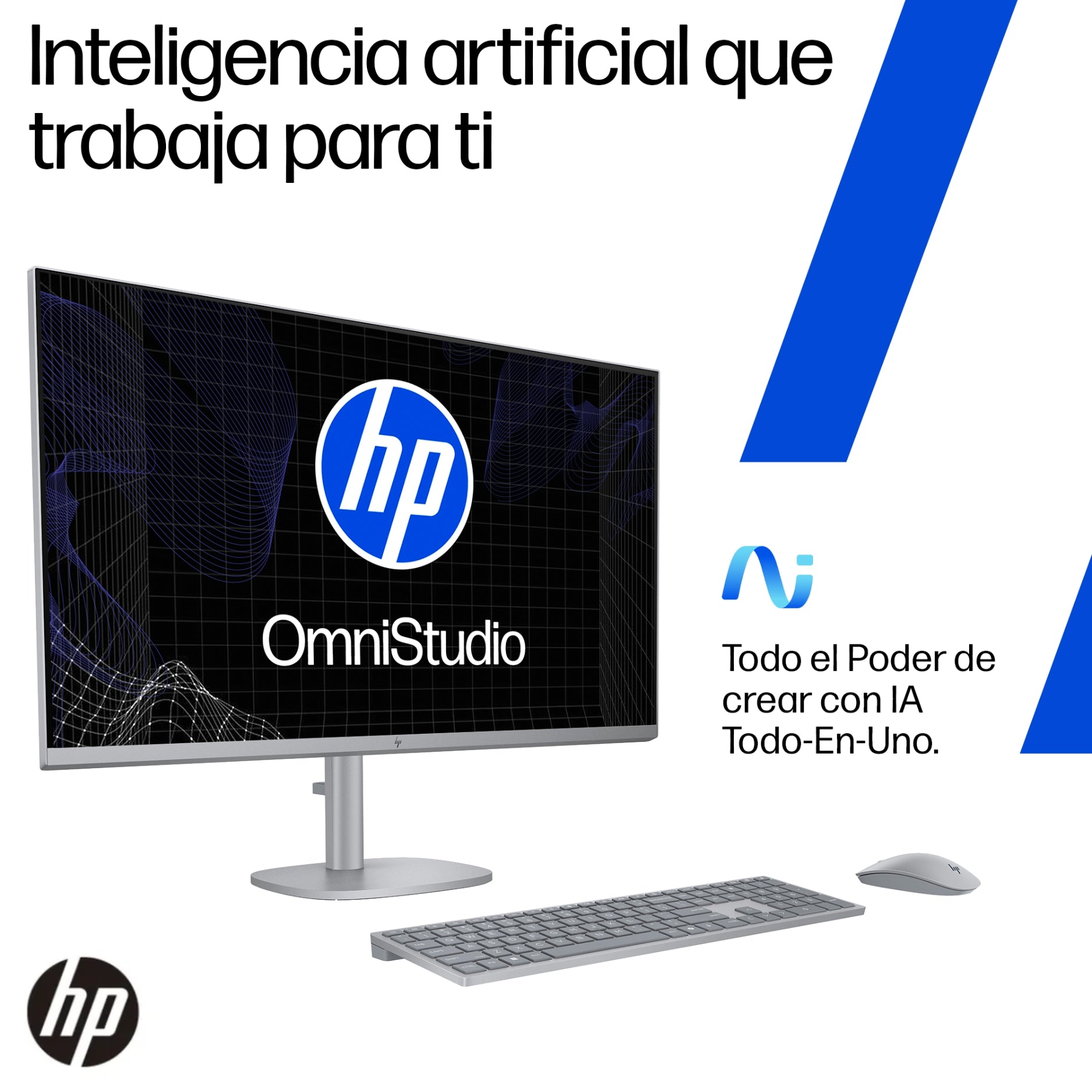 PC All in One HP OmniStudio X 27-cs0252la Core Ultra 5, 16GB RAM, 1TB SSD, Pantalla 27" FHD, Windows 11 (BM6P4LA)