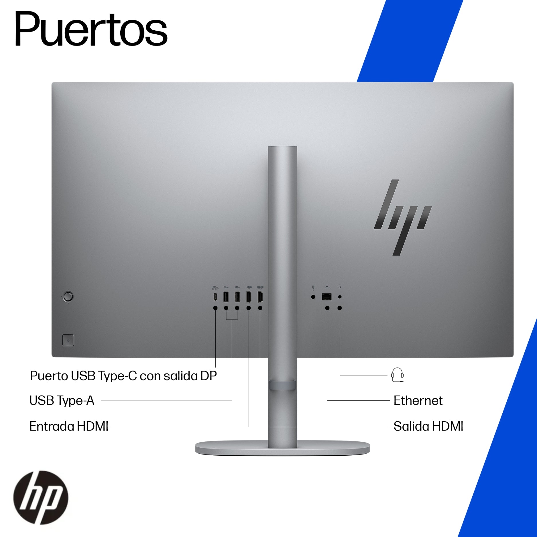 PC All in One HP OmniStudio X 27-cs0252la Core Ultra 5, 16GB RAM, 1TB SSD, Pantalla 27" FHD, Windows 11 (BM6P4LA)