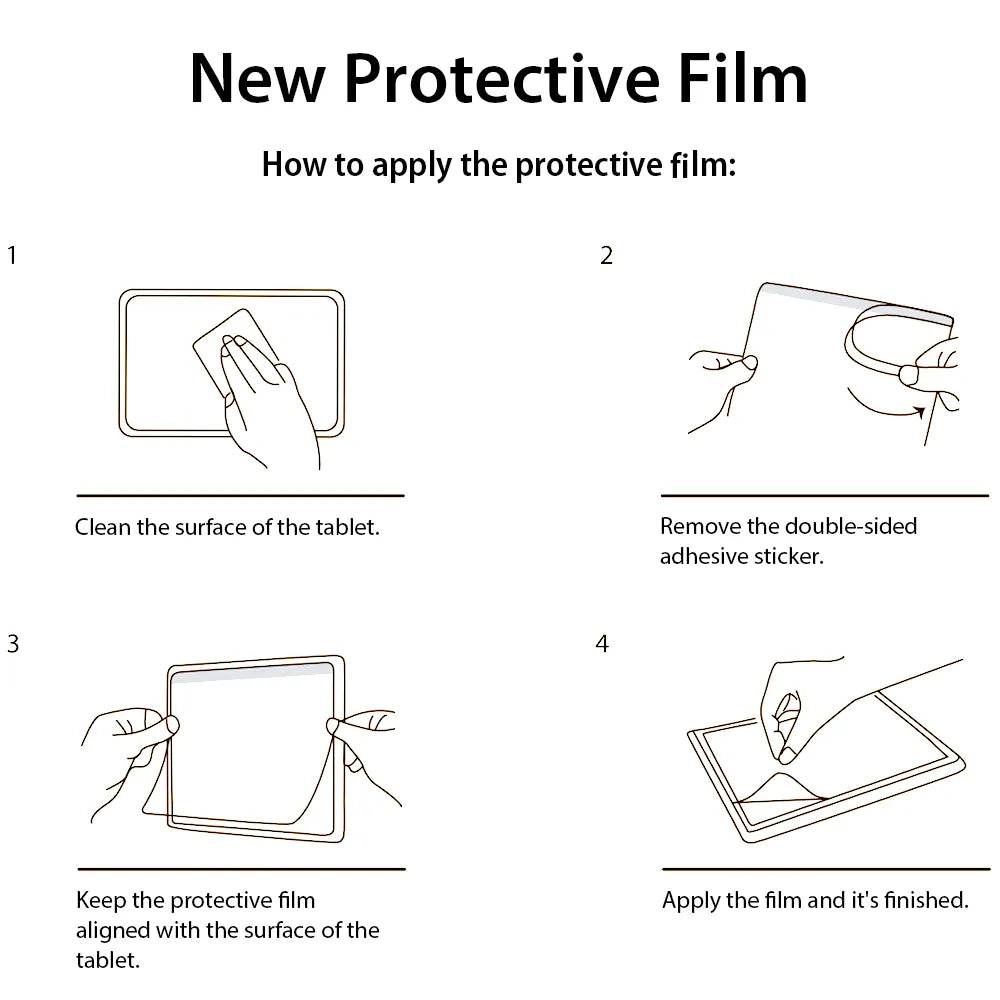 Instrucciones para usar protector de tableta gráfica XP-Pen