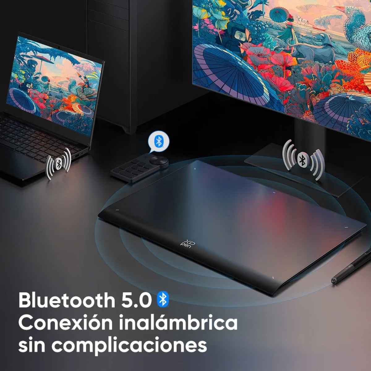 Tableta Gráfica XP-Pen Deco Pro LW (2da Gen), Área 11" x 7", 16384 Niveles de Presión (MT1172B)