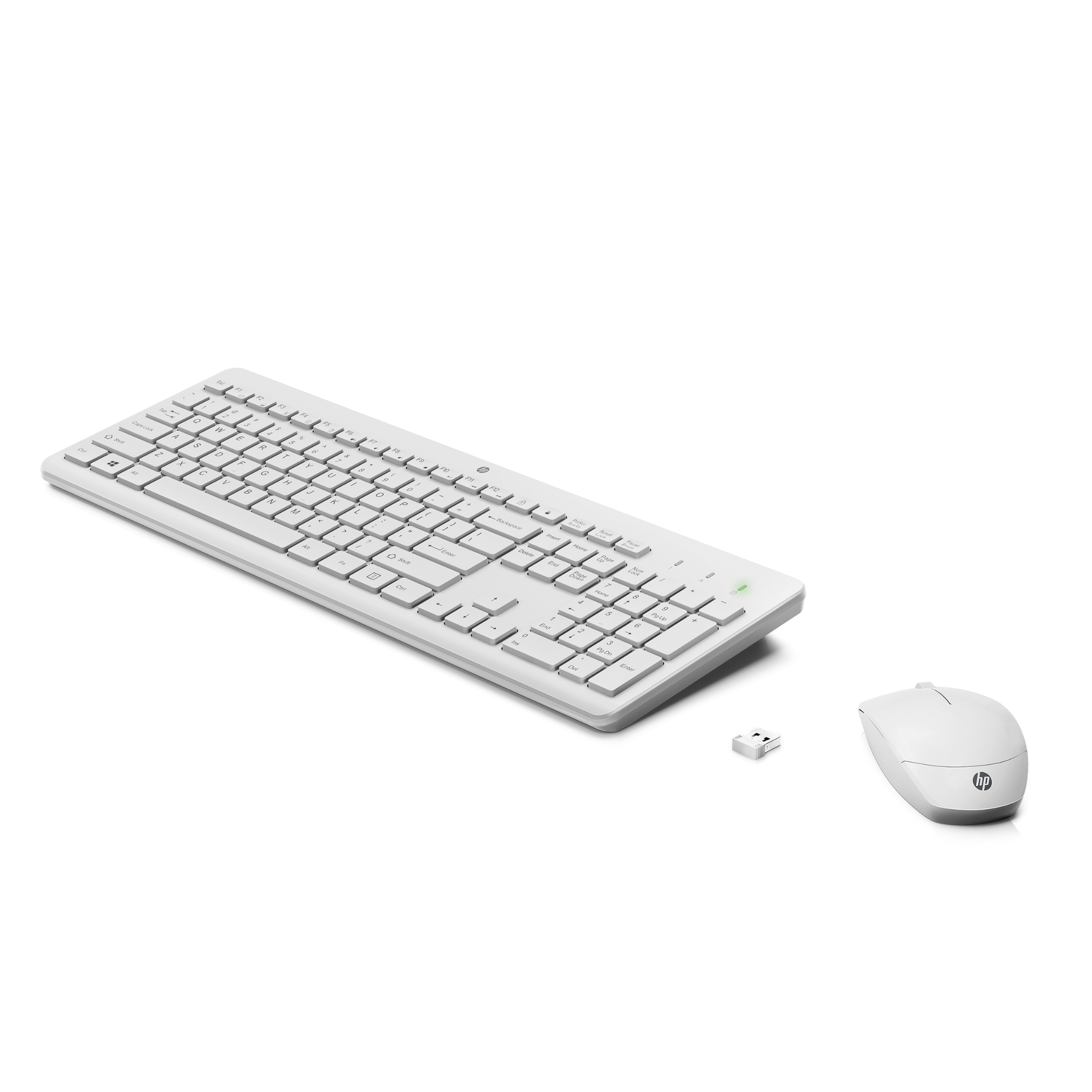 Teclado y Mouse Inalámbrico HP 230 Blanco en Español  (3L1F0AA)