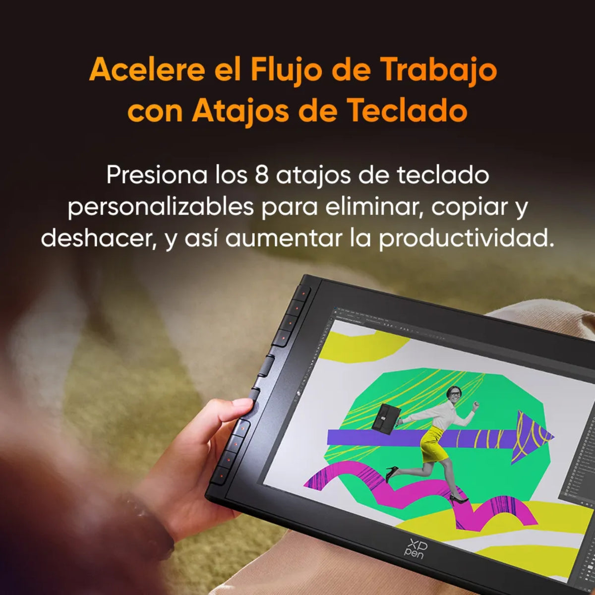 Pantalla Gráfica XP-PEN Artist 12 Gen 3, 11.9" Ful HD, 16384 Niveles de Presión (CD121FH)