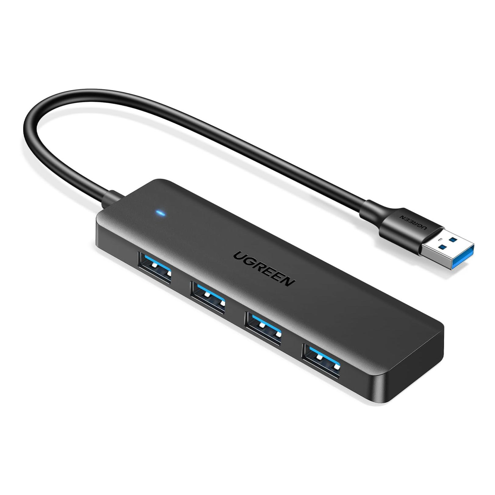 UGREEN Hub USB 3.0 5 Gbps 4 Puertos 15 cm Negro (CM219 - 25851)