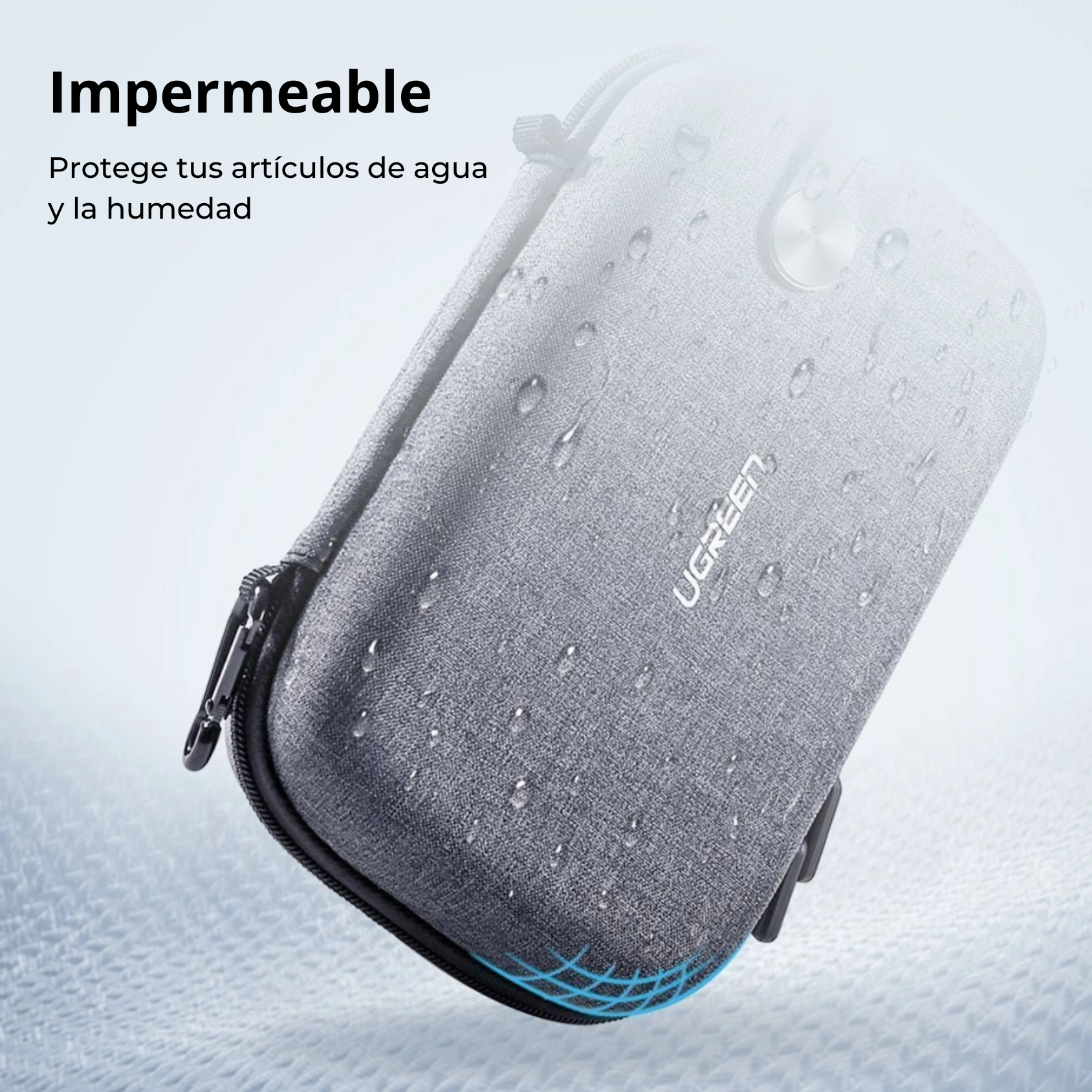 UGREEN LP152 Estuche Rígido Organizador para Disco Duro y Accesorios (50903)