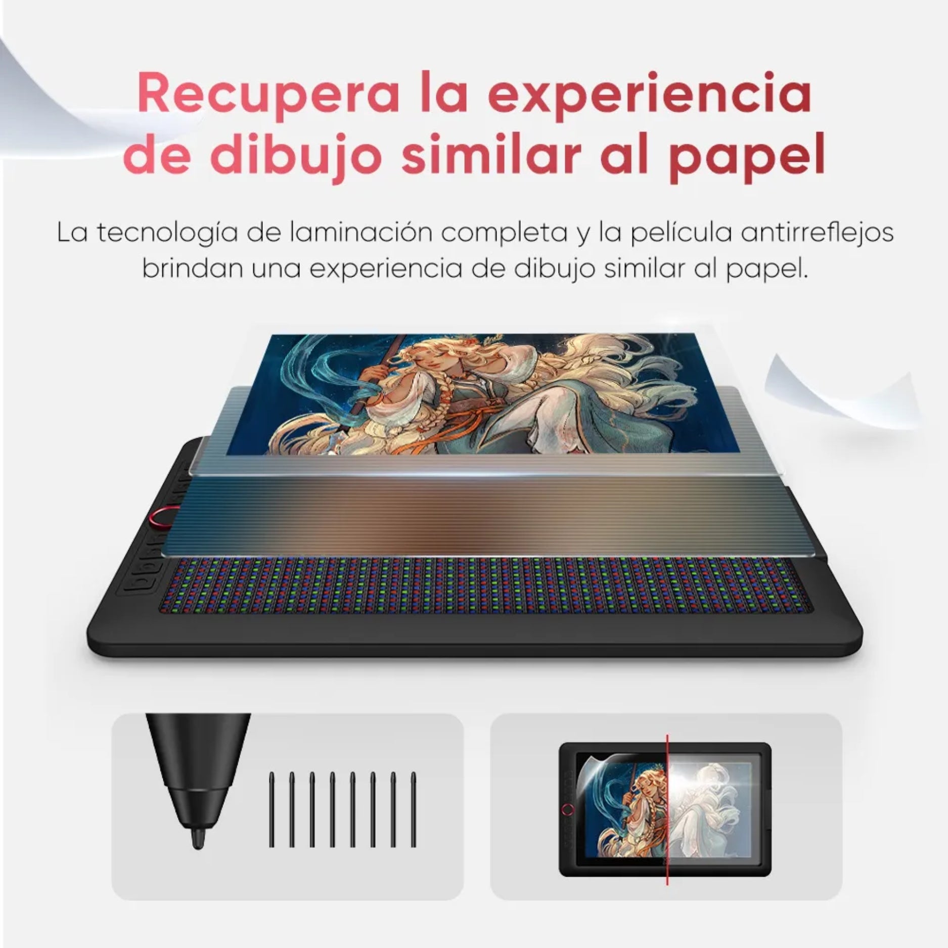 Pantalla Gráfica XP-PEN Artist 15.6 Pro V2, Full HD, Chip X3 Pro, 16384 Niveles de Presión (MD160FH)