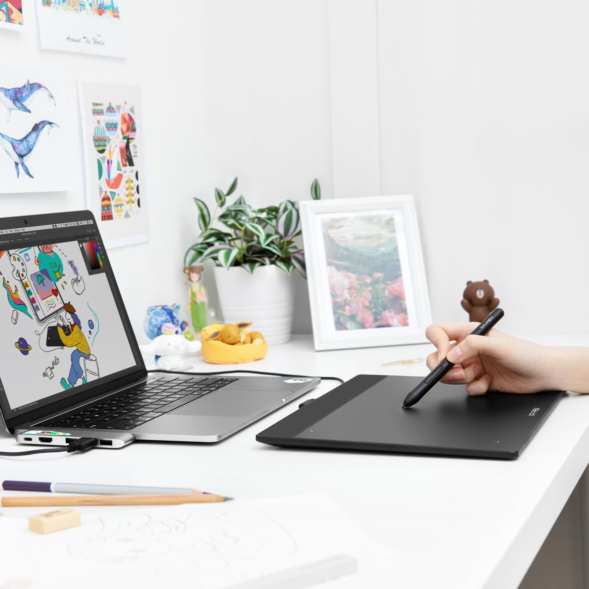 Diseño gráfico con la tableta XP-Pen Deco Fun S