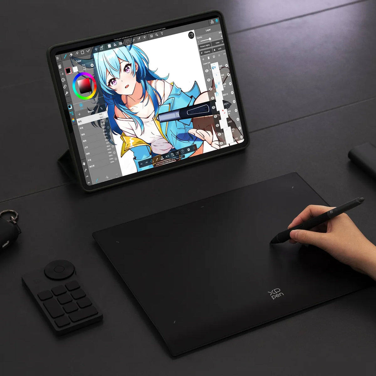Tableta Gráfica XP-Pen Deco Pro LW (2da Gen), Área 11" x 7", 16384 Niveles de Presión (MT1172B)