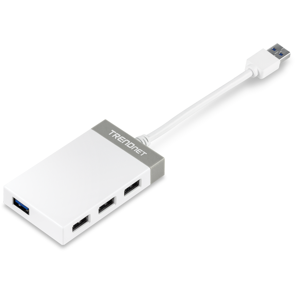 Hub adaptador USB 3.0 4-en-1 TRENDnet TU3-H4E