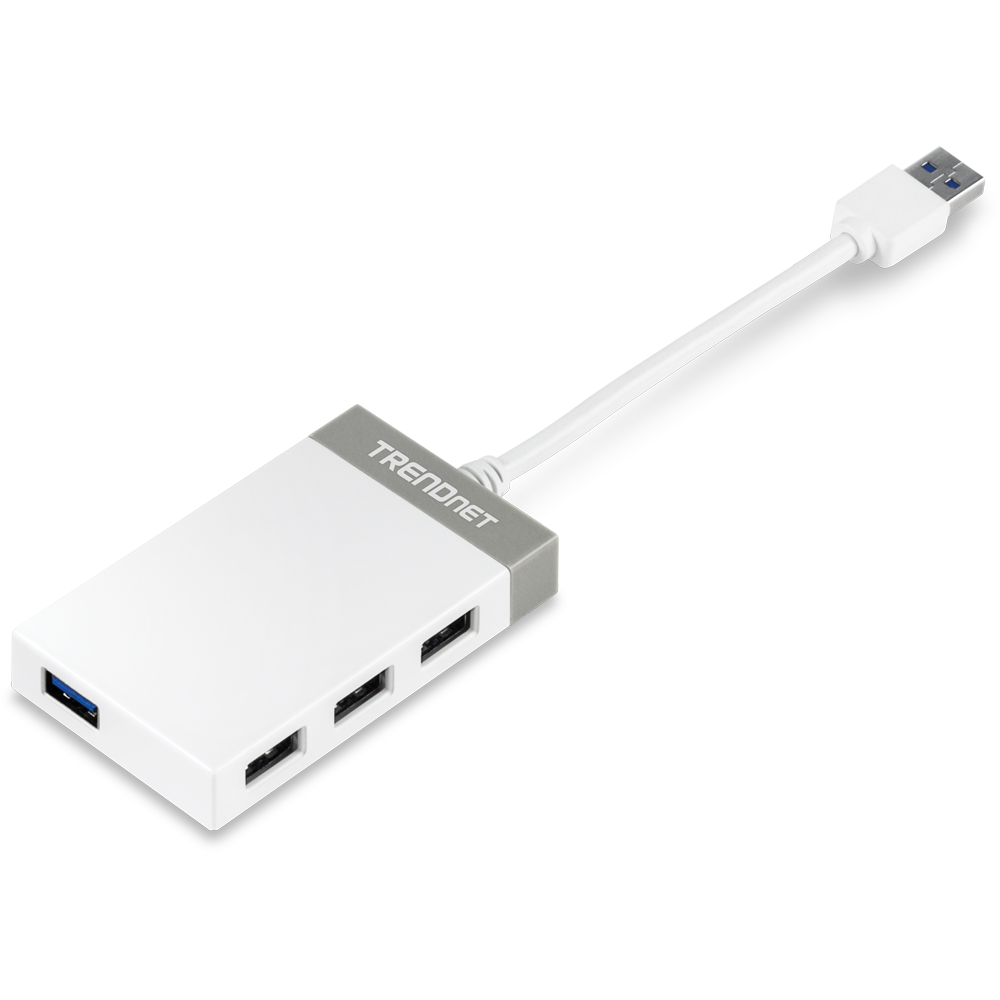 HUB Trendnet 4 Puertos USB 3.0 Alimentado White - TU3-H4