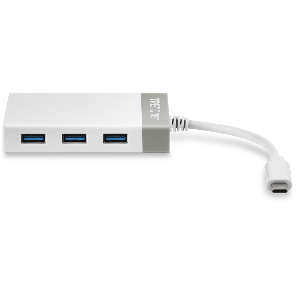 Hub adaptador USB-C a USB 3.0 4-en-1 TRENDnet TUC-H4E