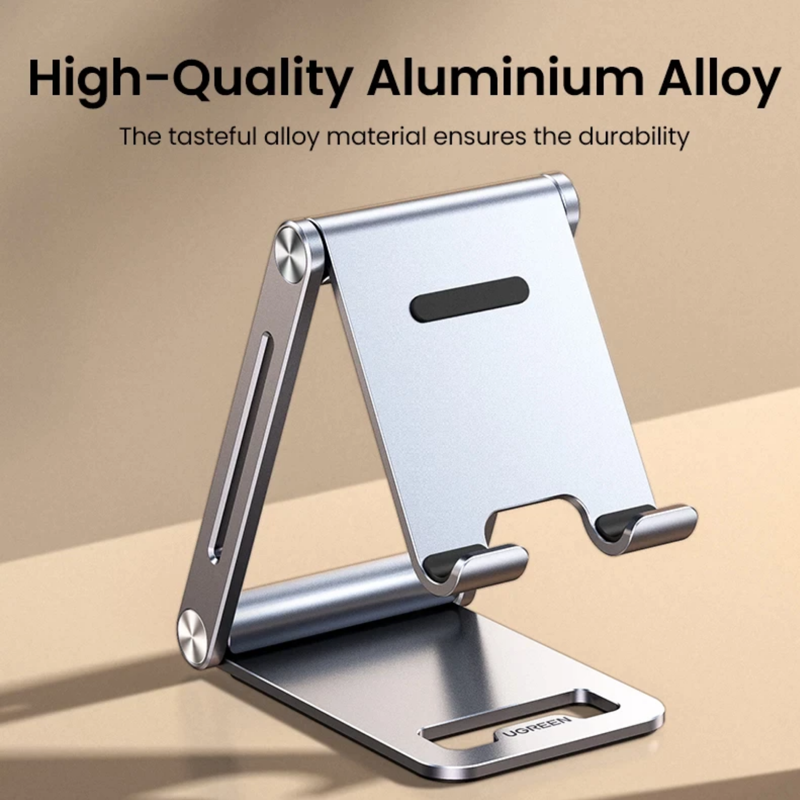 Soporte Ugreen para celular, iPhone, ajustable de aluminio (80708)