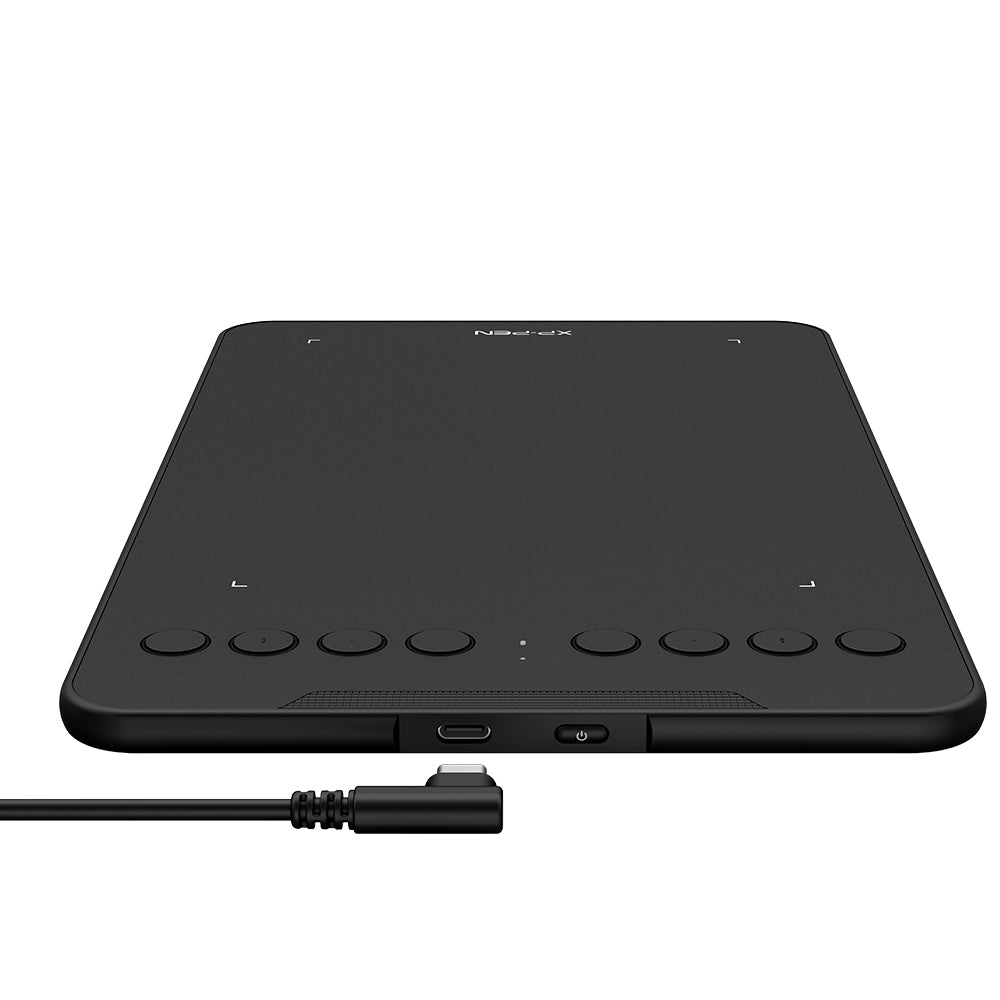 Puerto USB-C y conexión wireless de la tableta XP-Pen Deco Mini 7W Inalámbrica