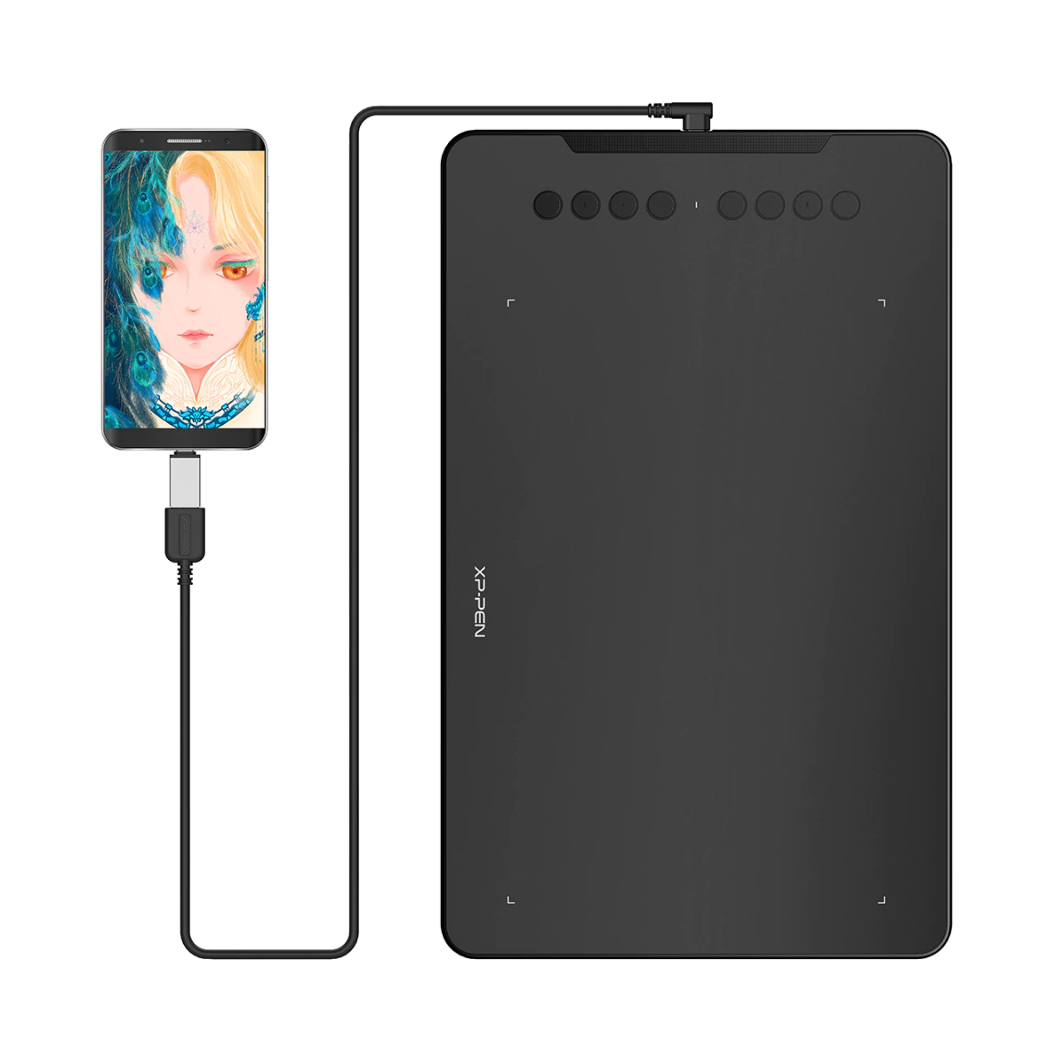 Kit de Adaptadores OTG XP-Pen para Deco Fun, Deco Series (AC59)