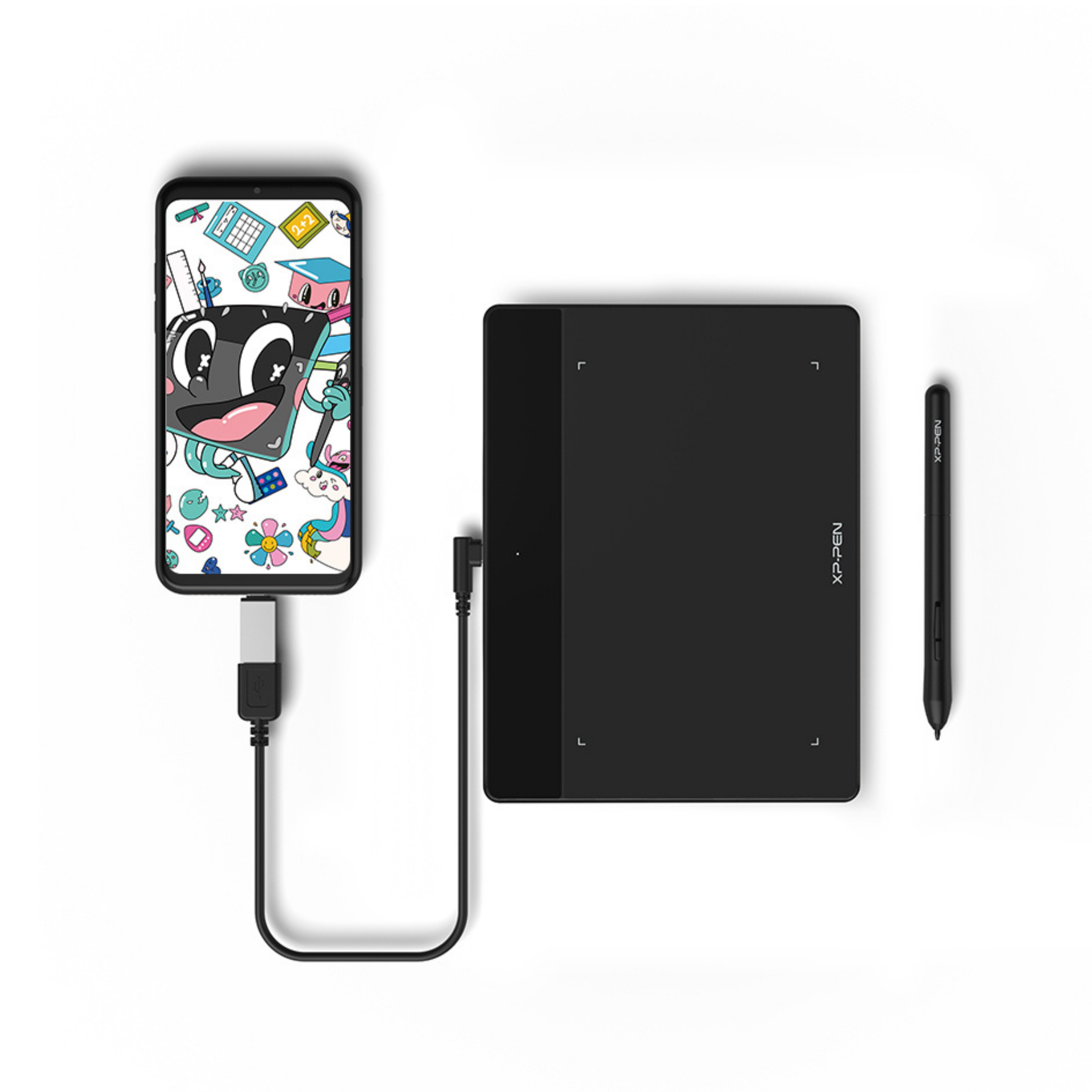 Kit de Adaptadores OTG XP-Pen para Deco Fun, Deco Series (AC59)