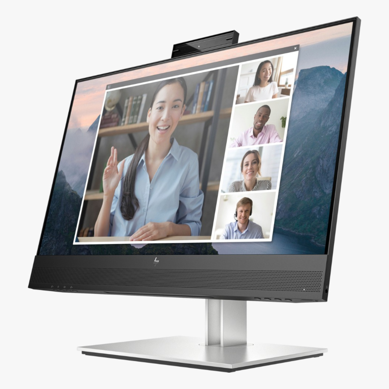 Monitor Empresarial HP E24mv G4 con cámara Web 24" IPS Full HD (169L0AA)