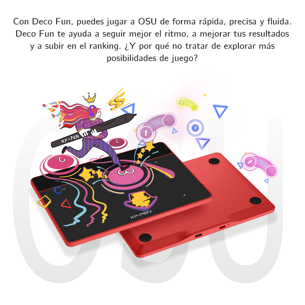 Jugar OSU con la XP-Pen Deco Fun XS