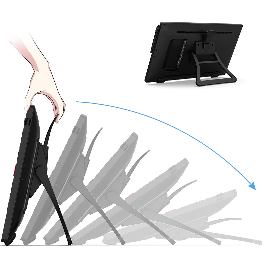 Soporte ajustable de la XP-PEN Artist 22R Pro para mayor ergonomía